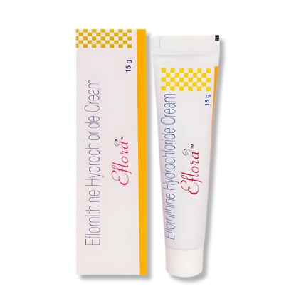 Topical Eflornithine Facial Hair Inhibitor Cream