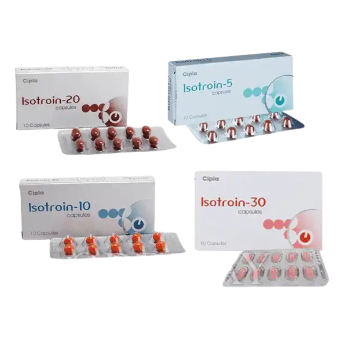 Isotroin 5mg/10mg/20mg/30mg 30 Capsules (Cipla) - Image 1